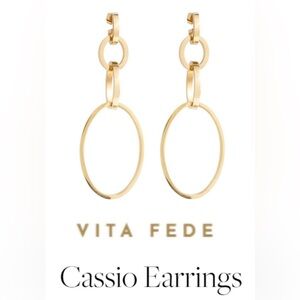 NWT Vita Fede Cassio Detachable Linked Earrings